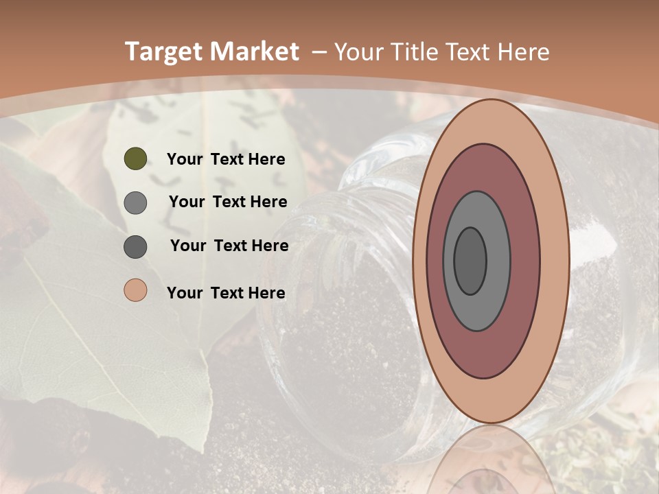 Herb Eating Ingredient PowerPoint Template