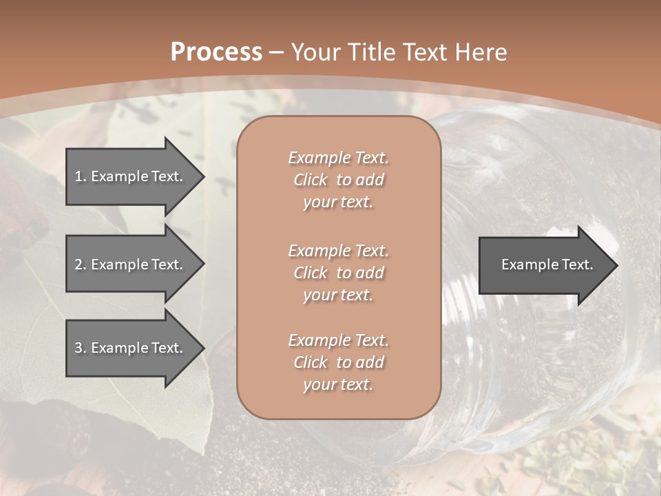 Herb Eating Ingredient PowerPoint Template