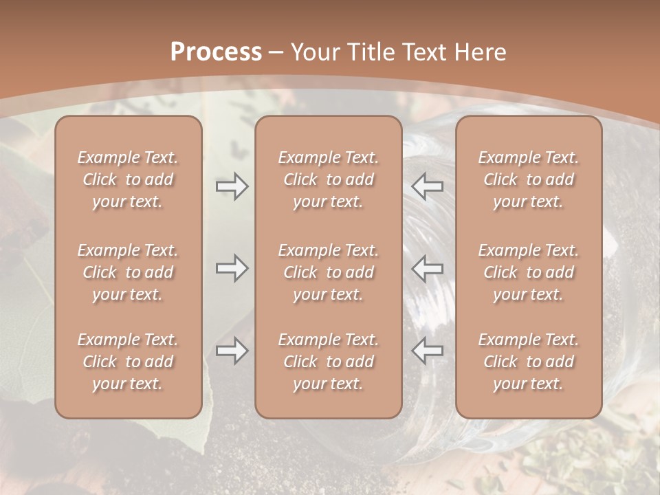 Herb Eating Ingredient PowerPoint Template