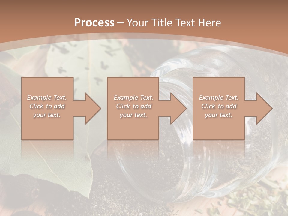 Herb Eating Ingredient PowerPoint Template