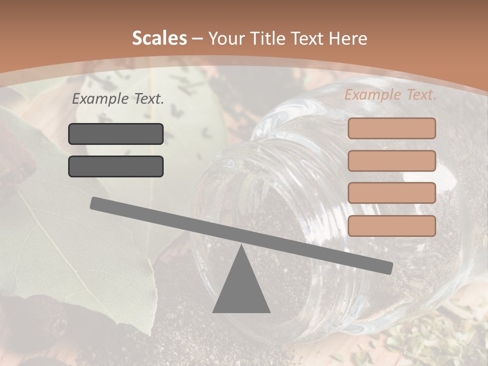 Herb Eating Ingredient PowerPoint Template