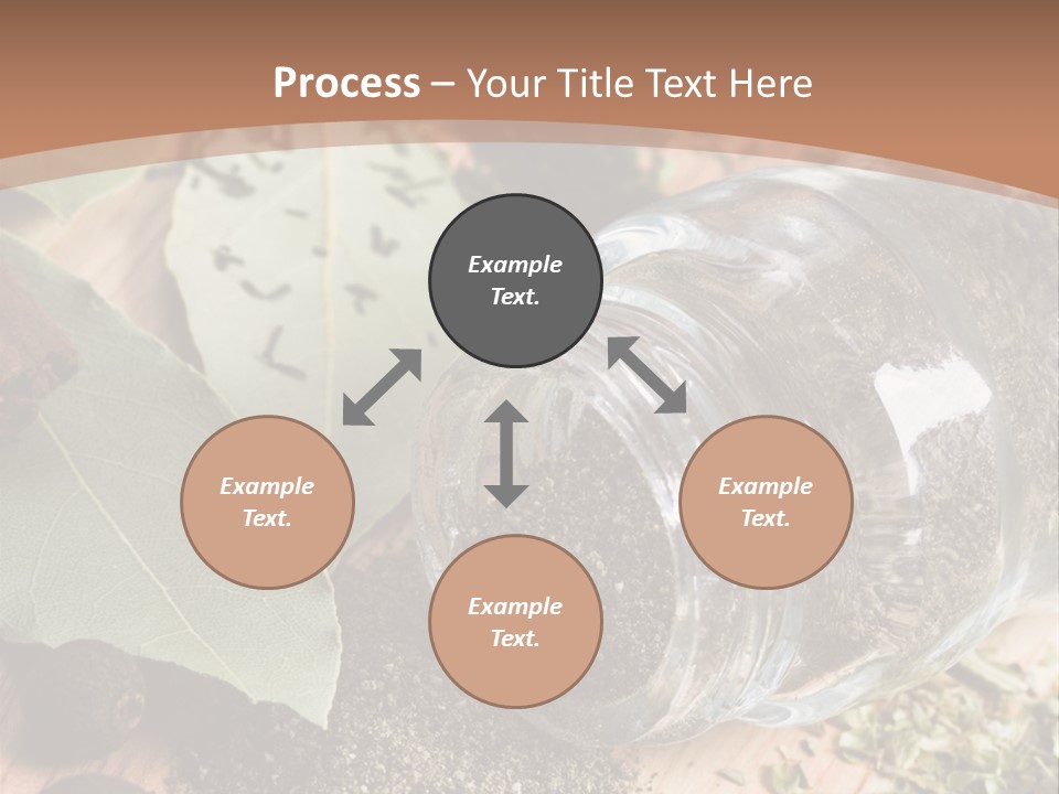 Herb Eating Ingredient PowerPoint Template