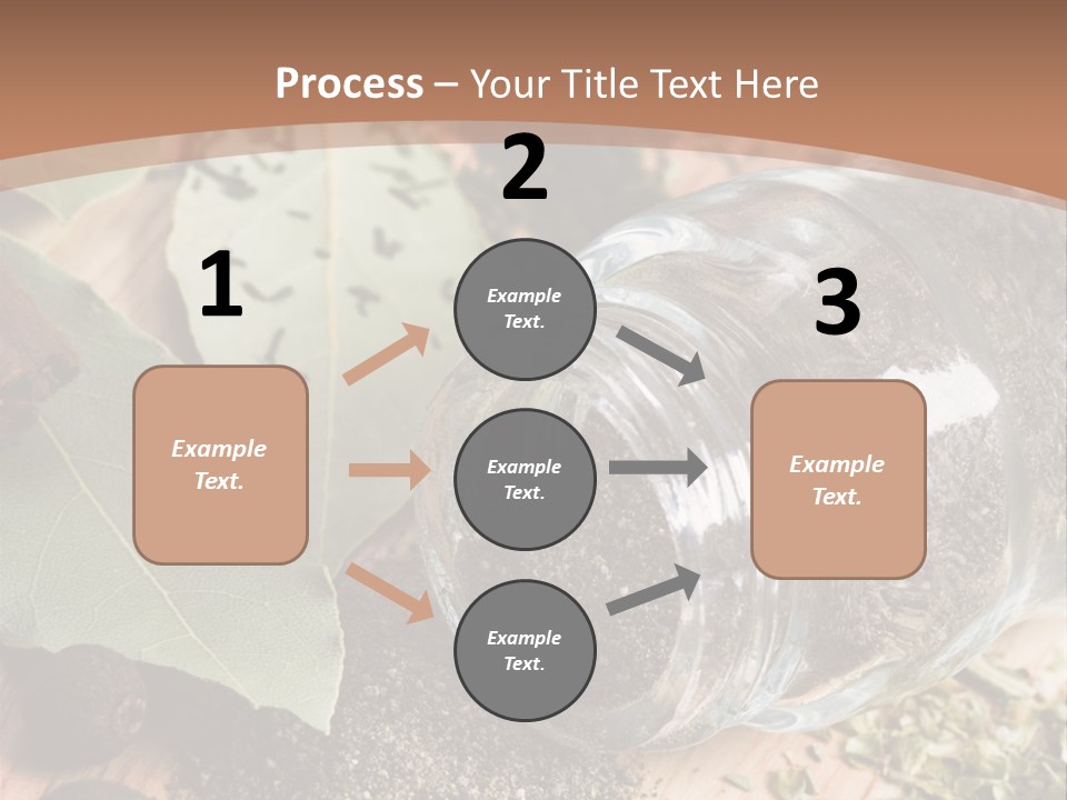 Herb Eating Ingredient PowerPoint Template