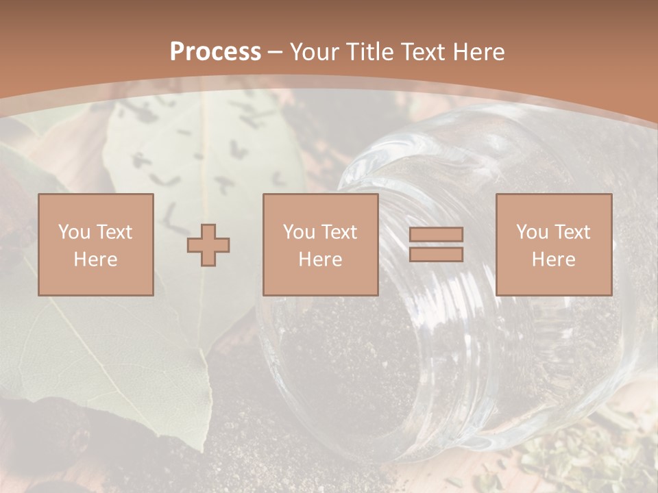 Herb Eating Ingredient PowerPoint Template