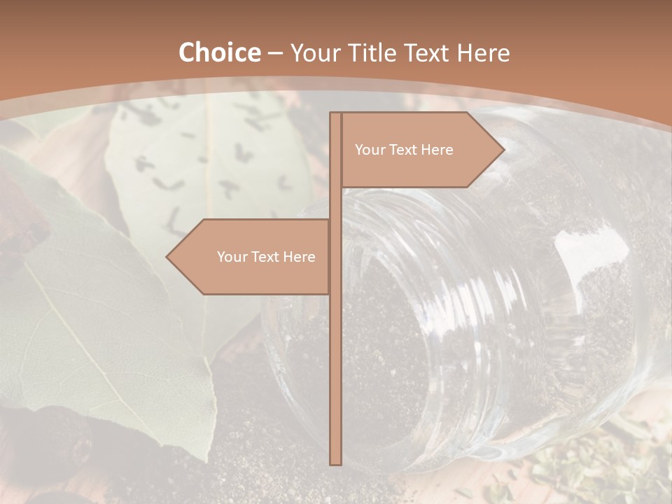 Herb Eating Ingredient PowerPoint Template