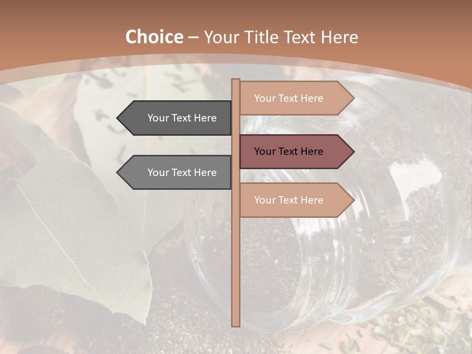 Herb Eating Ingredient PowerPoint Template