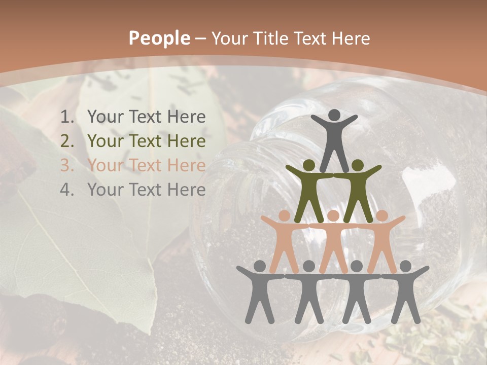 Herb Eating Ingredient PowerPoint Template