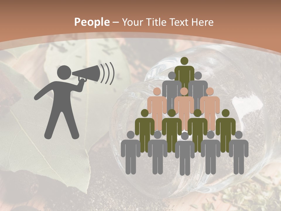 Herb Eating Ingredient PowerPoint Template