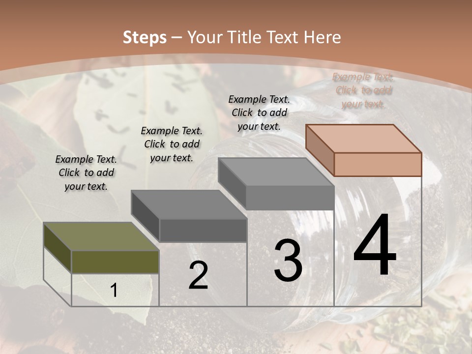 Herb Eating Ingredient PowerPoint Template