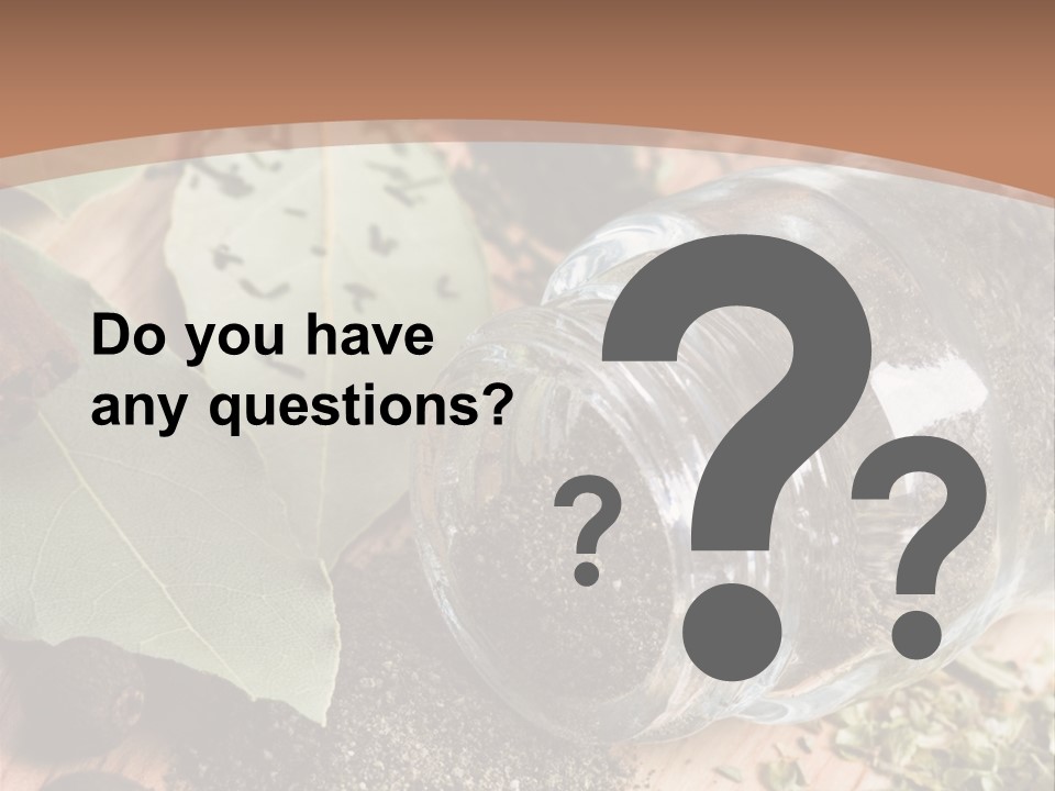 Herb Eating Ingredient PowerPoint Template