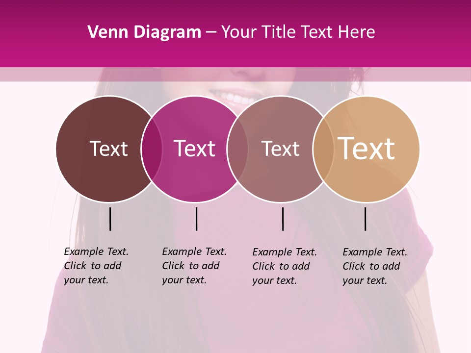 Beautiful Brown Hair PowerPoint Template