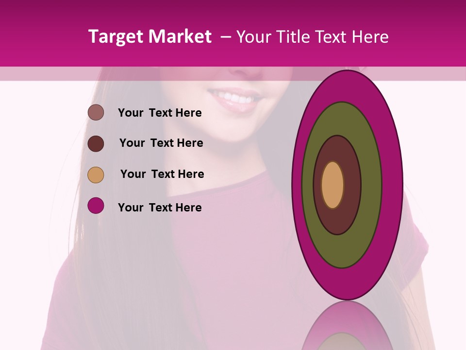 Beautiful Brown Hair PowerPoint Template