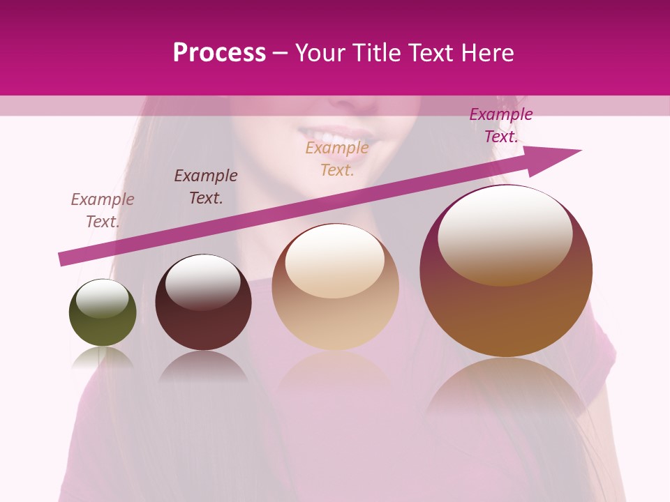 Beautiful Brown Hair PowerPoint Template