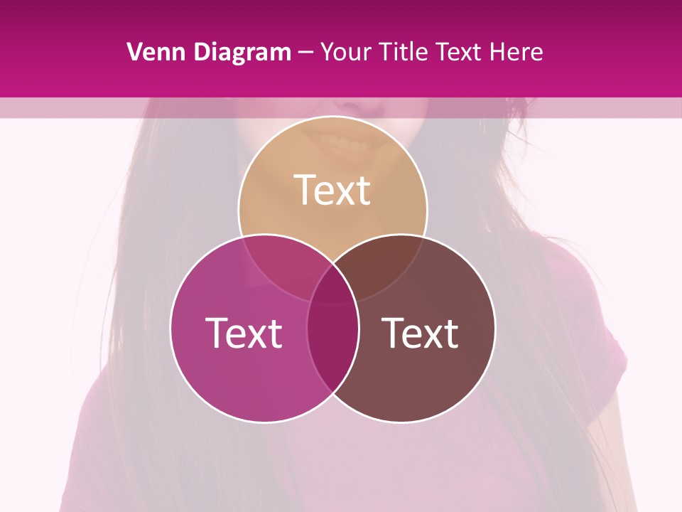 Beautiful Brown Hair PowerPoint Template