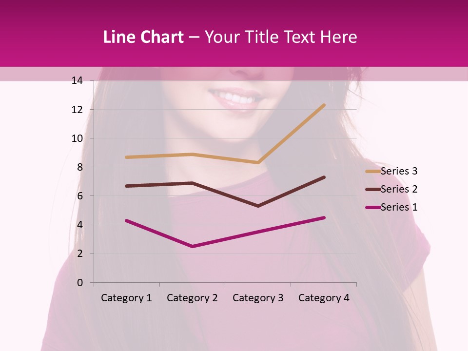 Beautiful Brown Hair PowerPoint Template