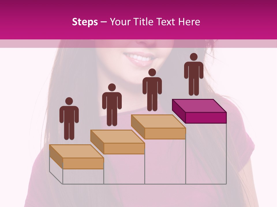 Beautiful Brown Hair PowerPoint Template