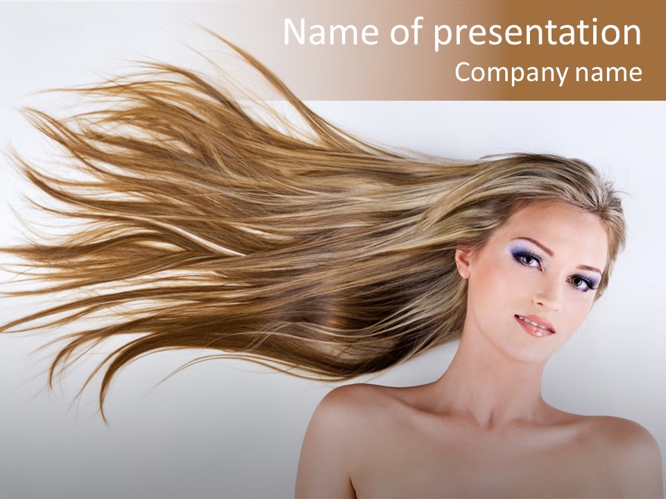 Cabello Liso PowerPoint Template