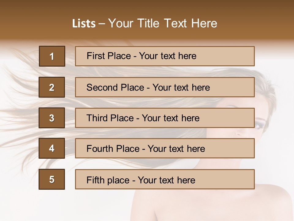 Cabello Liso PowerPoint Template