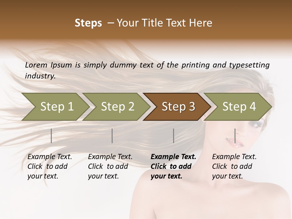 Cabello Liso PowerPoint Template
