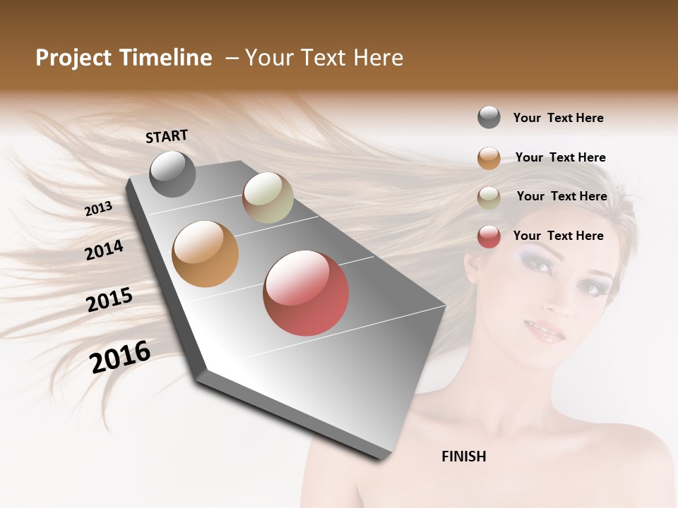 Cabello Liso PowerPoint Template