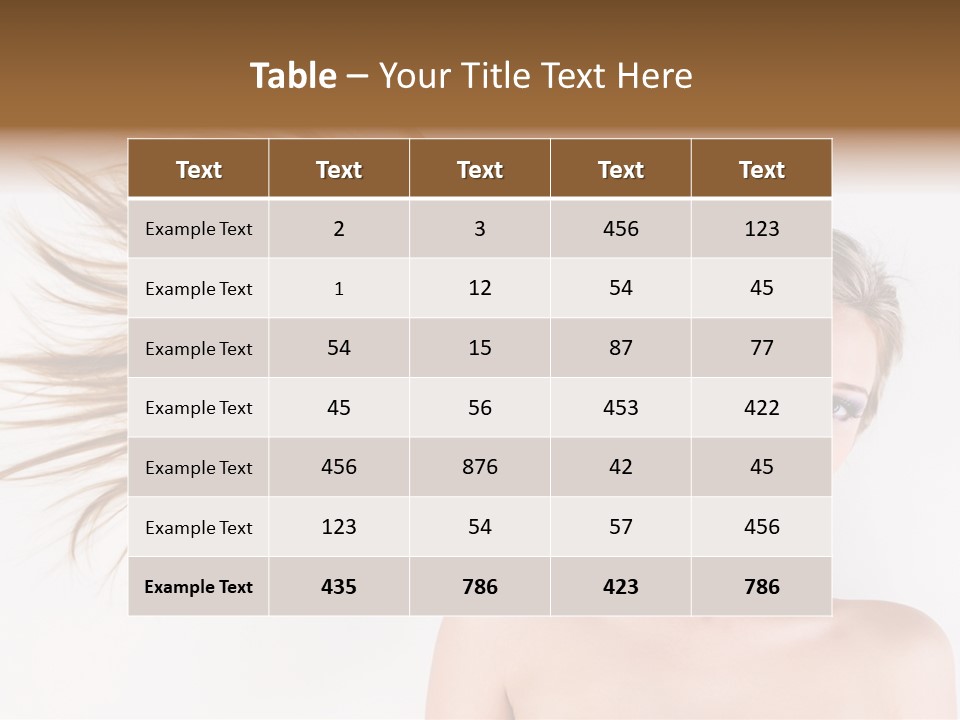 Cabello Liso PowerPoint Template
