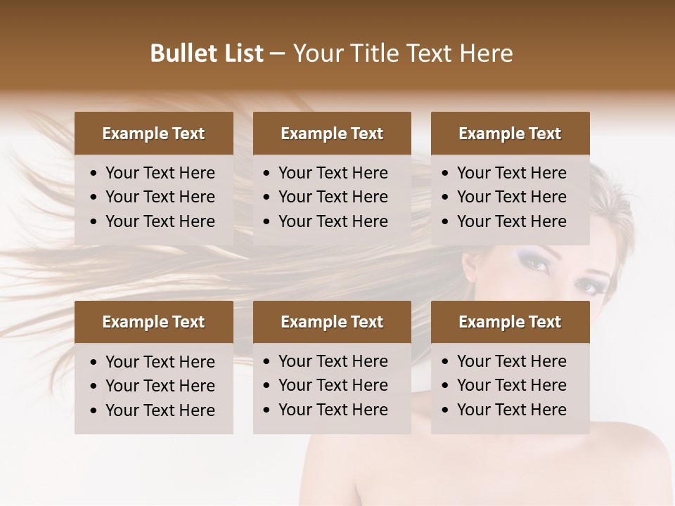 Cabello Liso PowerPoint Template