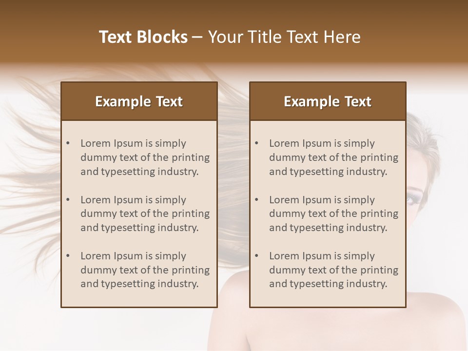 Cabello Liso PowerPoint Template