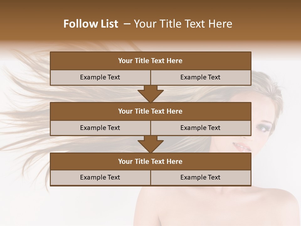 Cabello Liso PowerPoint Template