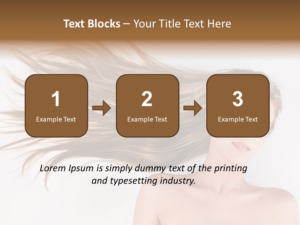 Cabello Liso PowerPoint Template