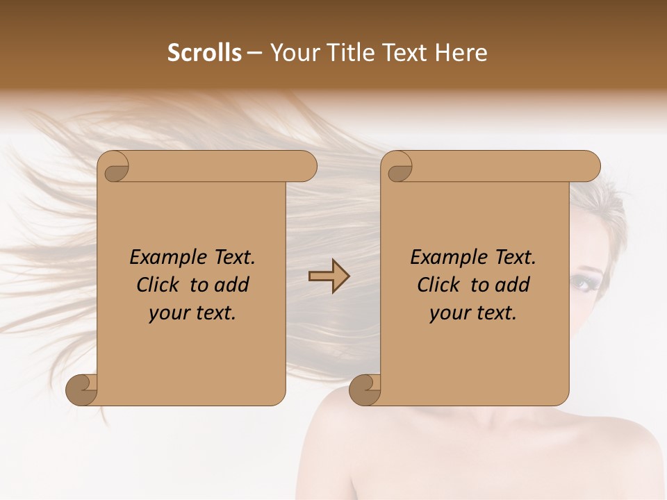 Cabello Liso PowerPoint Template