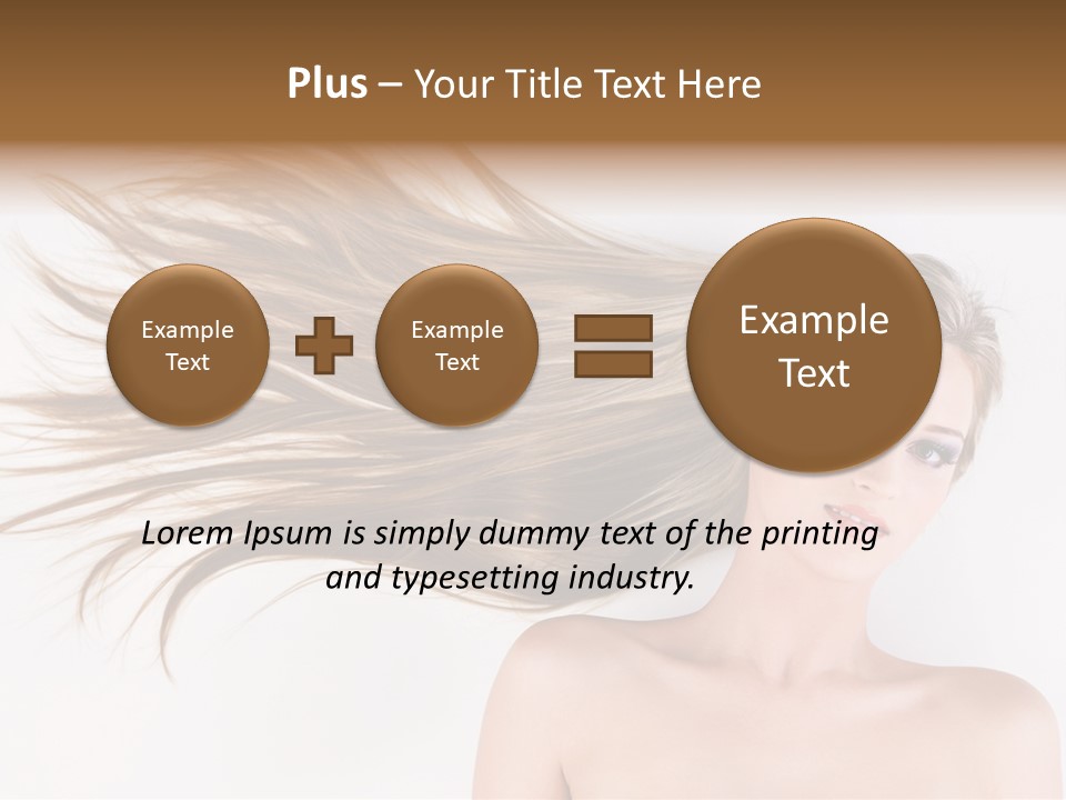 Cabello Liso PowerPoint Template