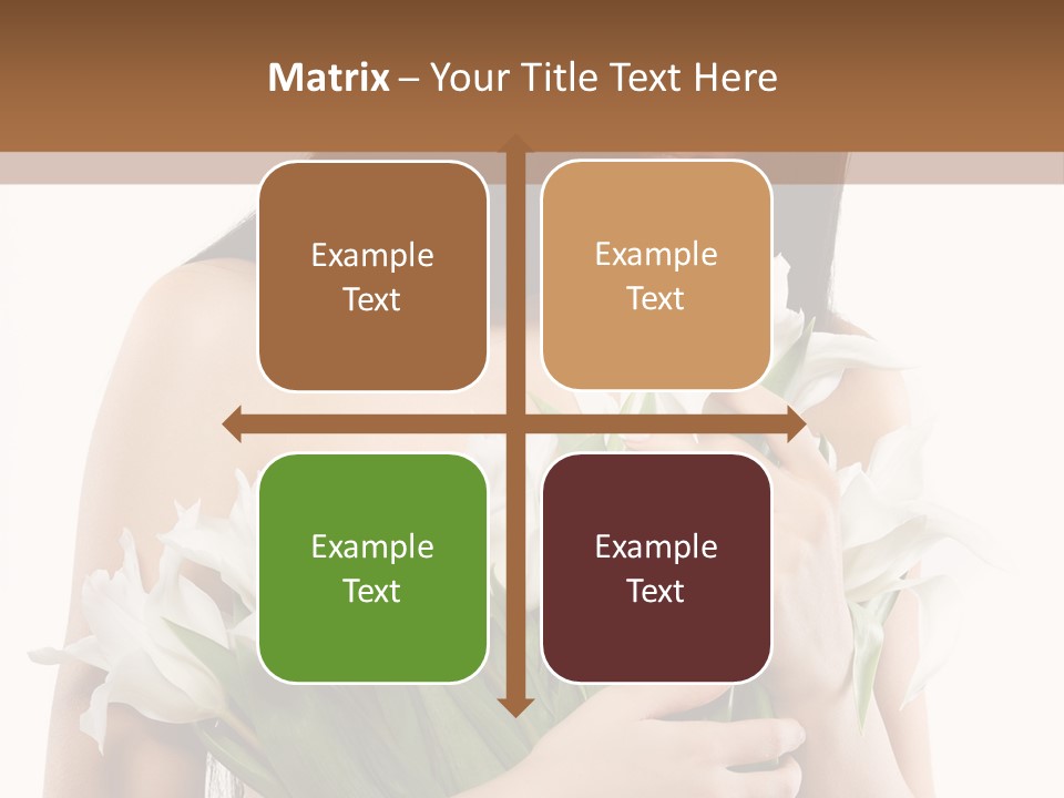 Hairstyle Human Portrait PowerPoint Template