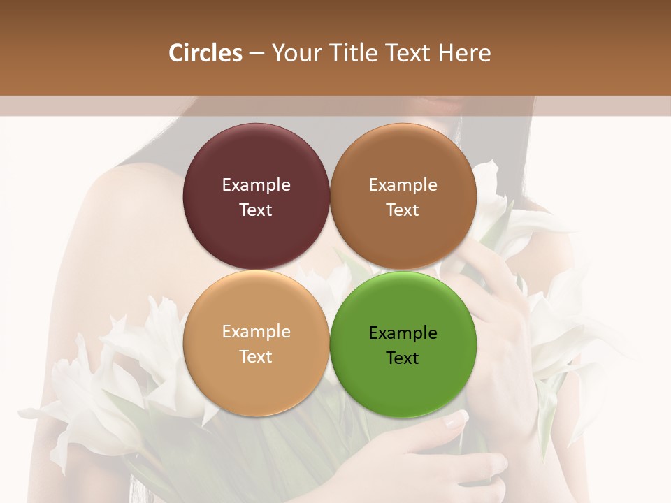 Hairstyle Human Portrait PowerPoint Template