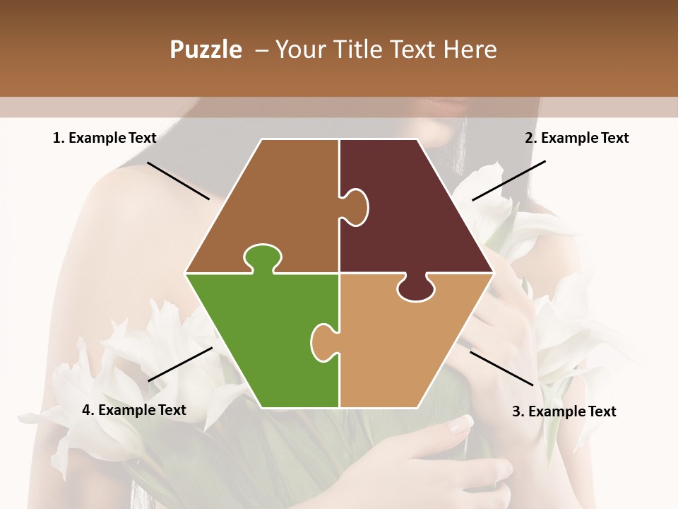 Hairstyle Human Portrait PowerPoint Template