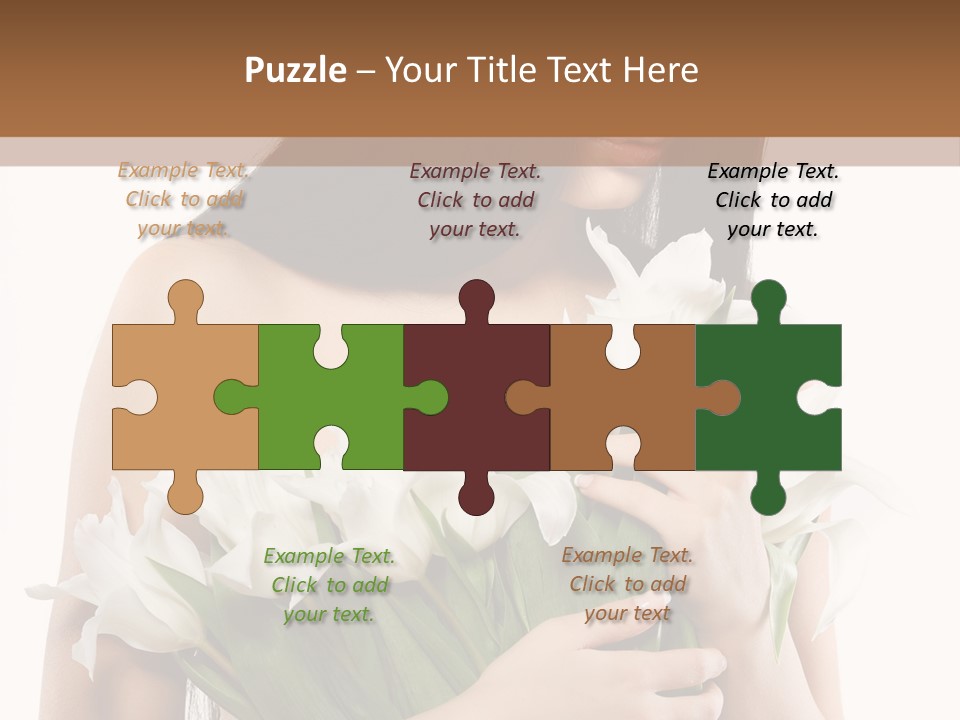 Hairstyle Human Portrait PowerPoint Template