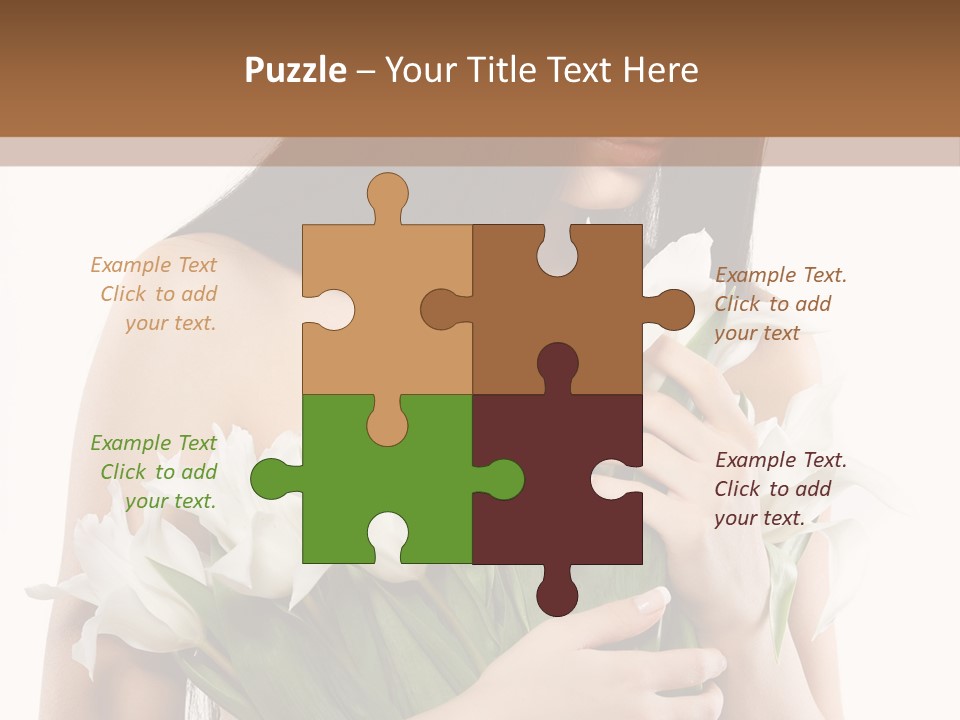 Hairstyle Human Portrait PowerPoint Template