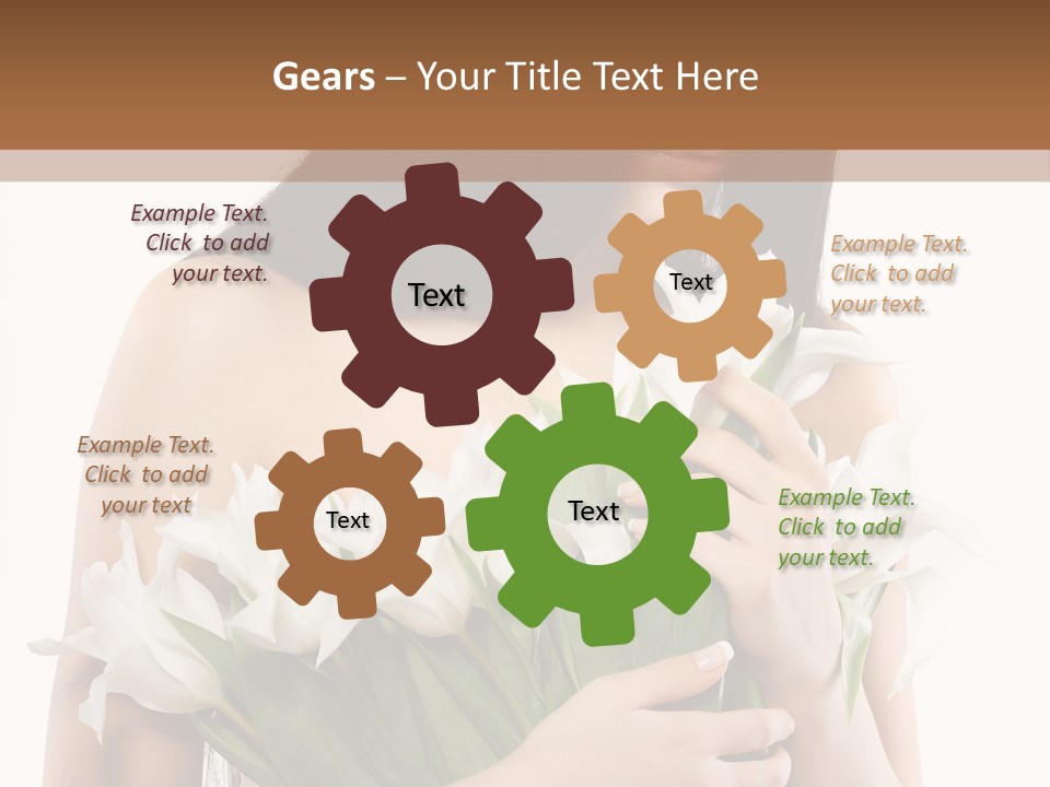 Hairstyle Human Portrait PowerPoint Template