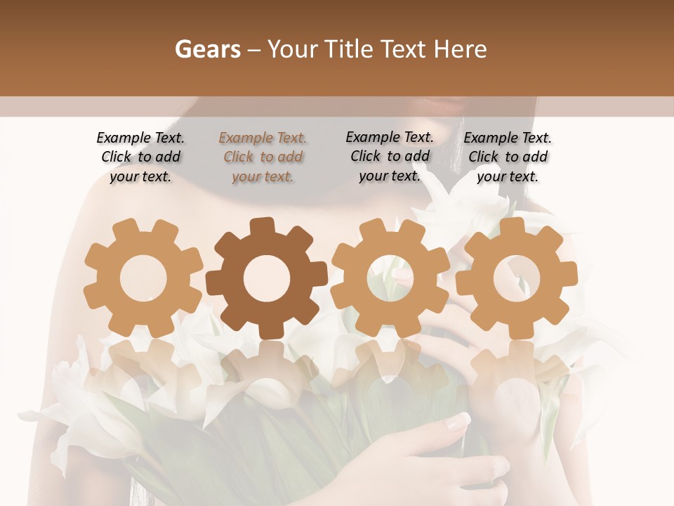 Hairstyle Human Portrait PowerPoint Template