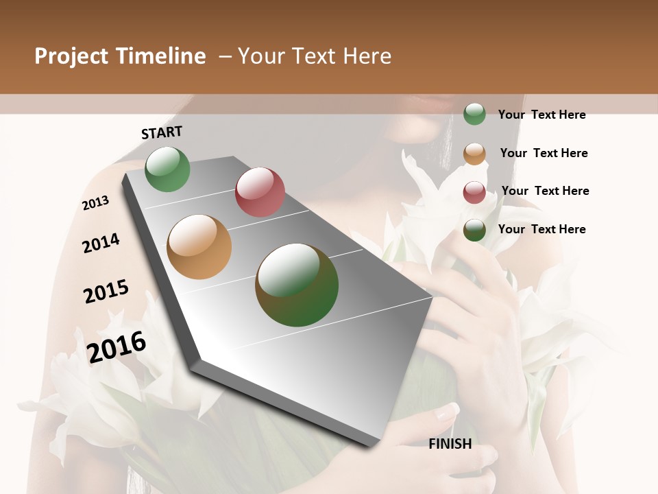 Hairstyle Human Portrait PowerPoint Template