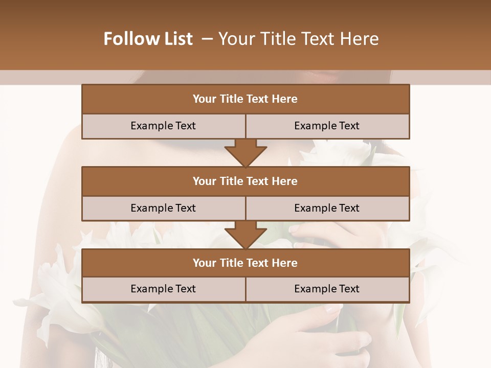 Hairstyle Human Portrait PowerPoint Template