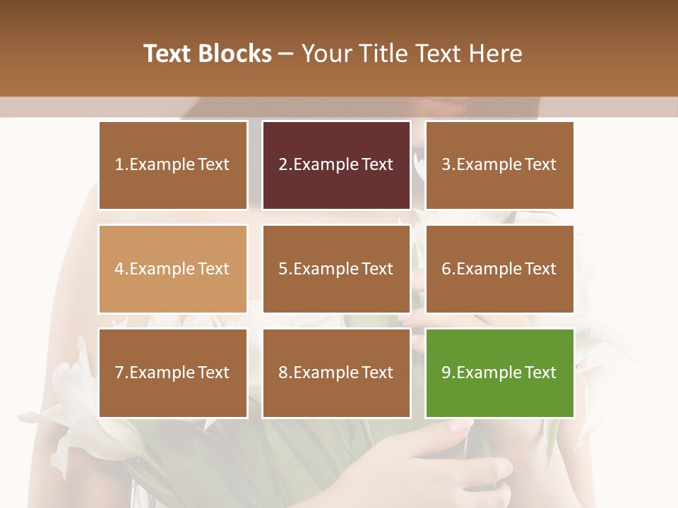 Hairstyle Human Portrait PowerPoint Template