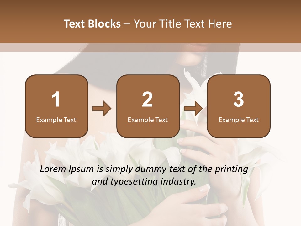 Hairstyle Human Portrait PowerPoint Template