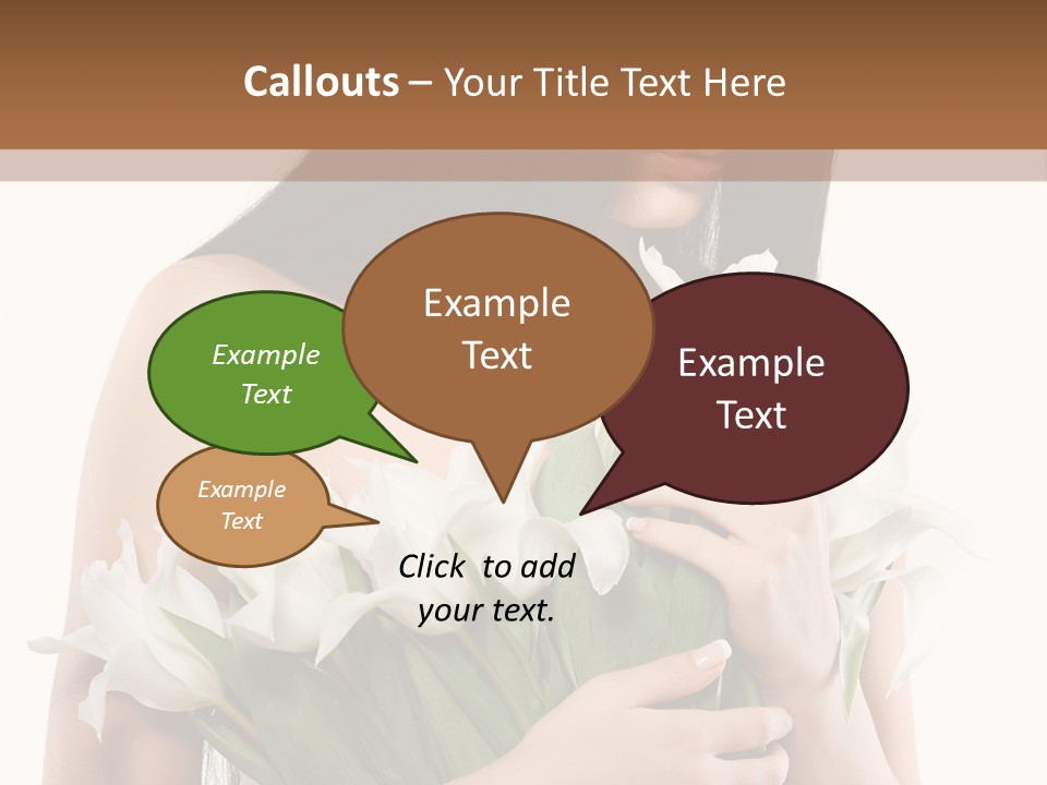 Hairstyle Human Portrait PowerPoint Template