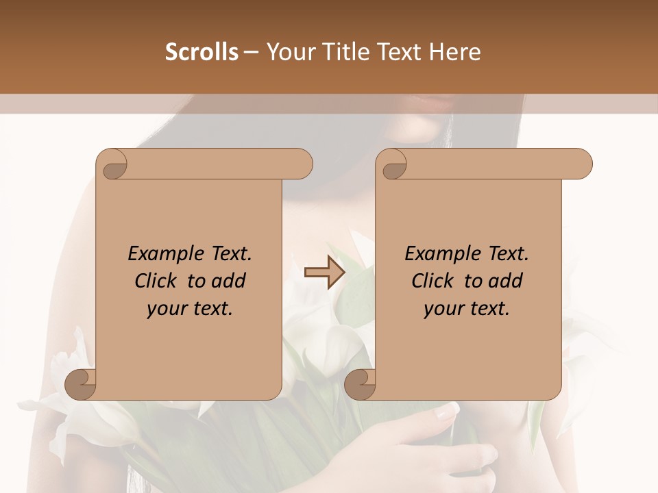 Hairstyle Human Portrait PowerPoint Template