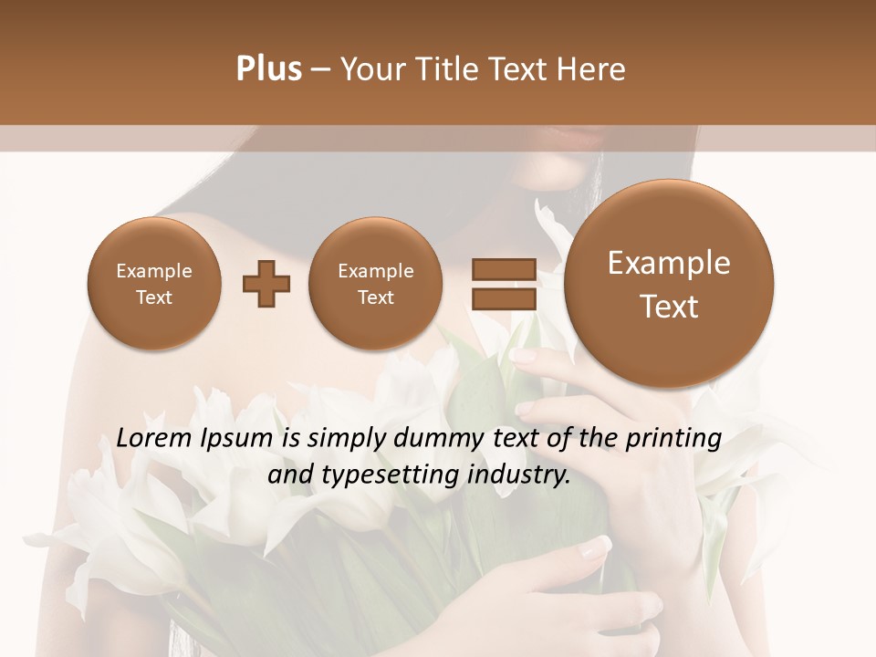 Hairstyle Human Portrait PowerPoint Template