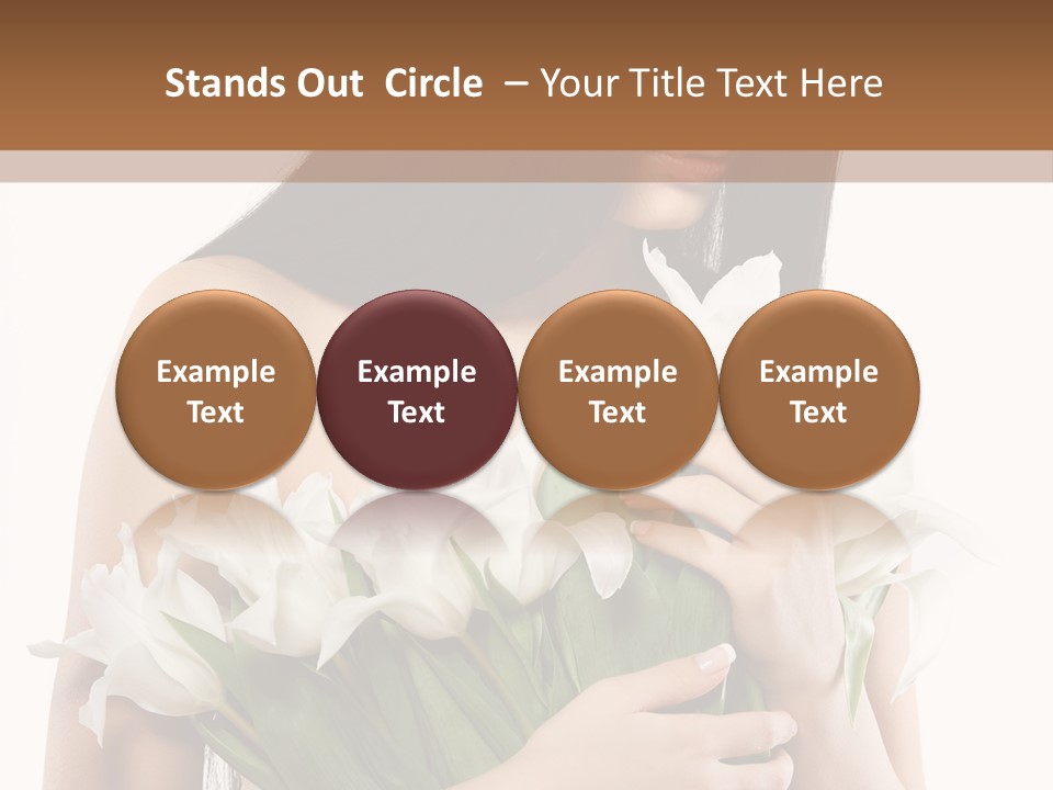 Hairstyle Human Portrait PowerPoint Template