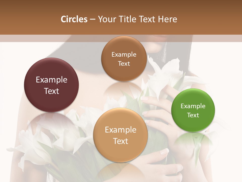 Hairstyle Human Portrait PowerPoint Template