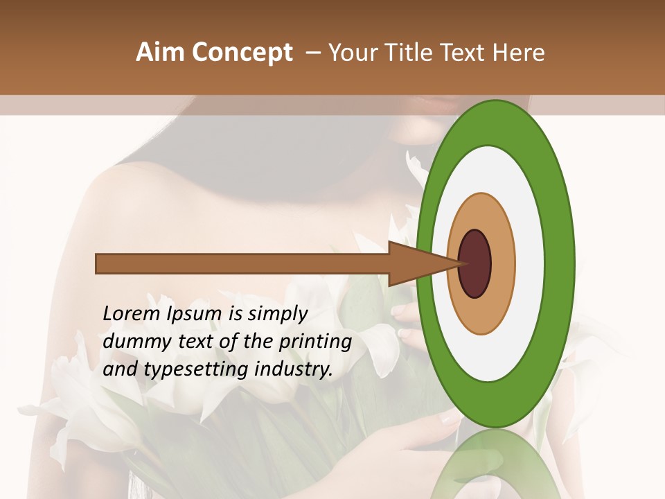 Hairstyle Human Portrait PowerPoint Template