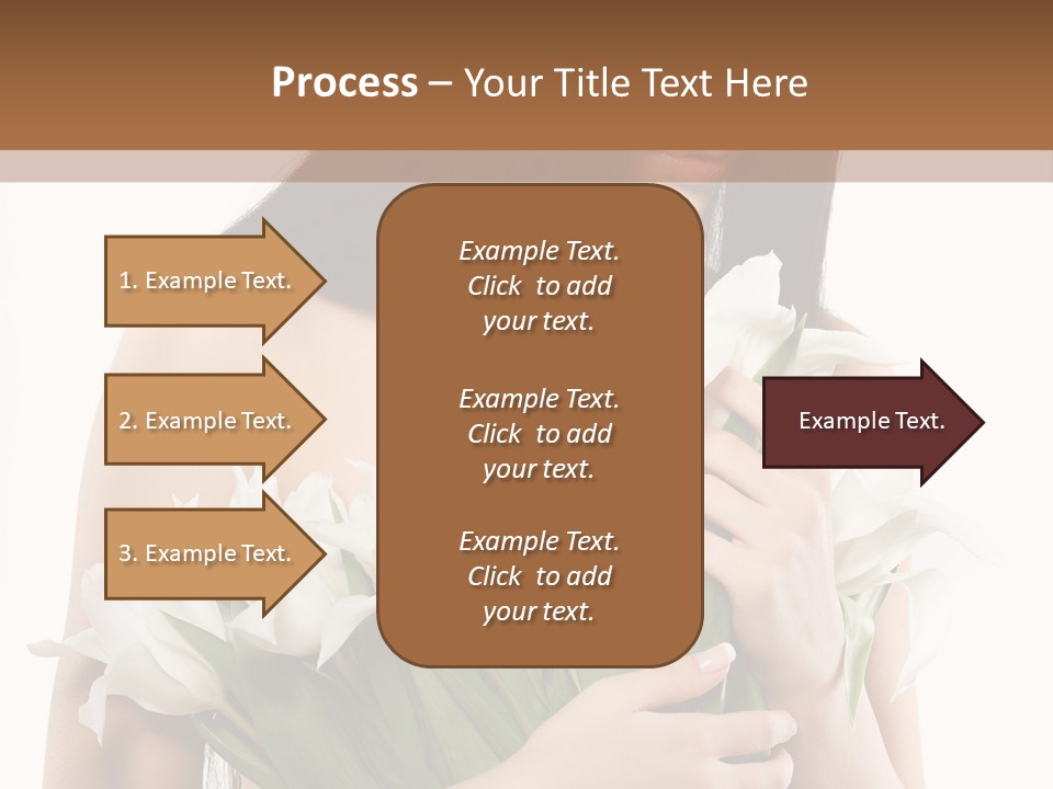 Hairstyle Human Portrait PowerPoint Template