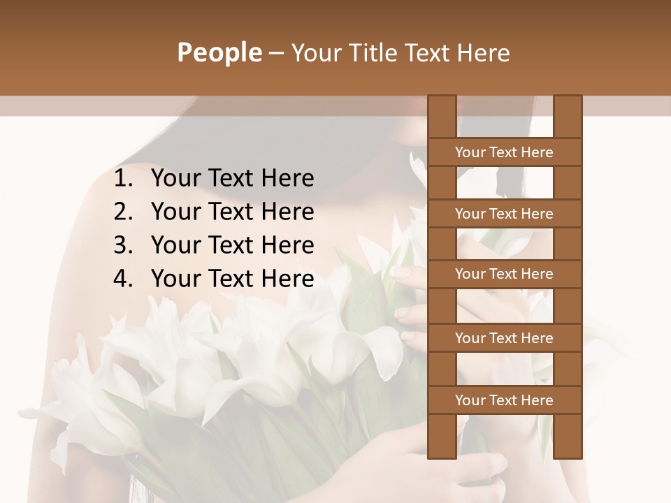 Hairstyle Human Portrait PowerPoint Template